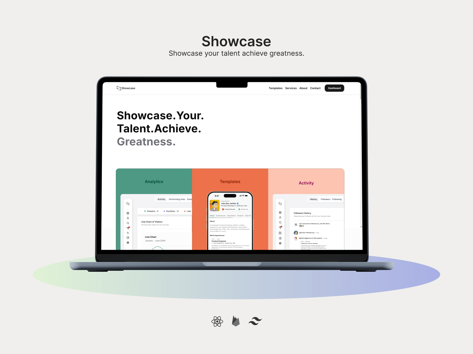 Showcase Home Page